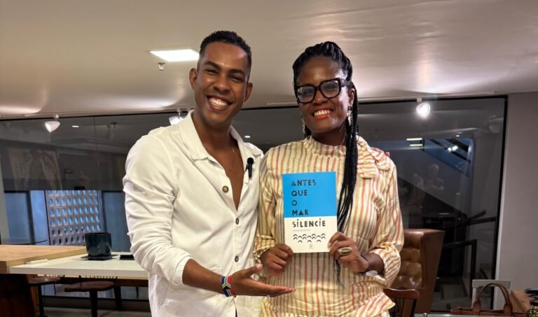 Lucas de Matos e Djamila Ribeiro
