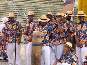 Tambor de Crioula do grupo Arte Nossa no Pré-Carnaval de São Luís (2026). Foto: Lucas de Matos